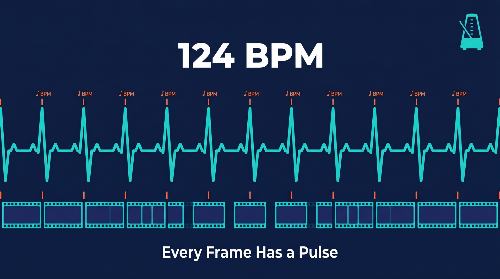 After Effects timeline interface showing audio waveform perfectly synchronized with 124 BPM beats for a medical animation by Startfire Studio. After Effects timeline interface showing audio waveform perfectly synchronized with 124 BPM beats for a medical animation by Startfire Studio.