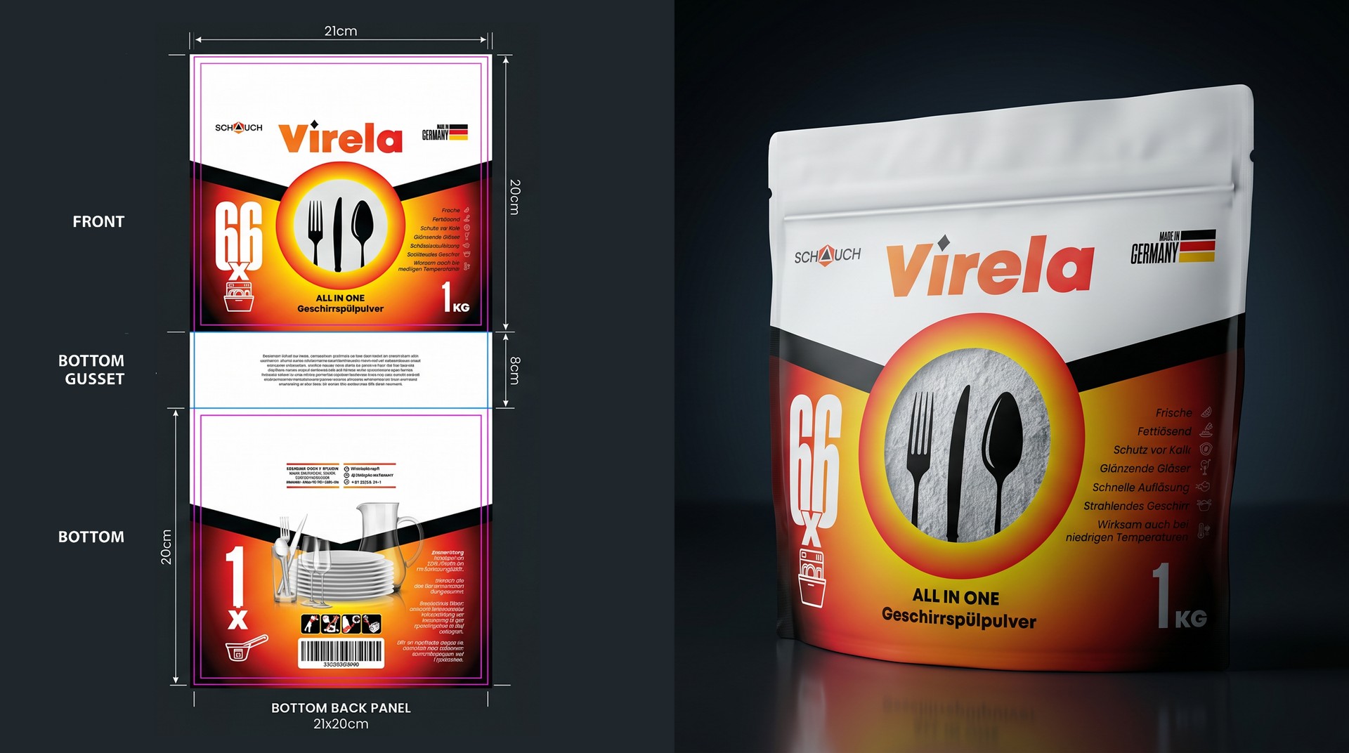 Virela packaging design prepress Virela packaging design prepress