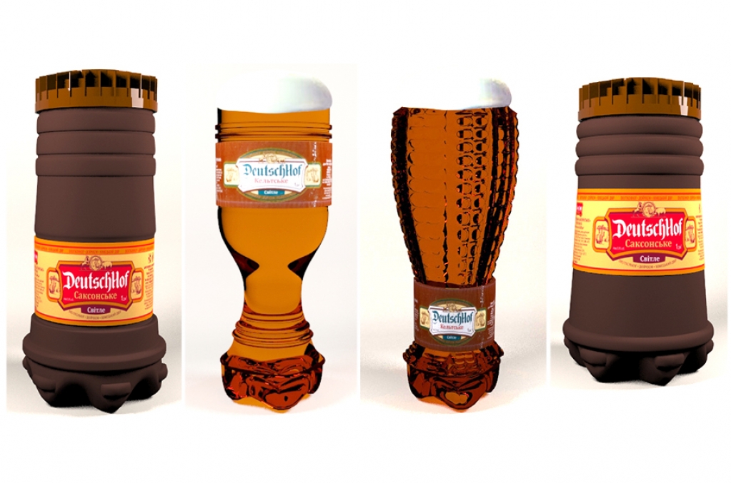 Designing 3D shape of beer bottles