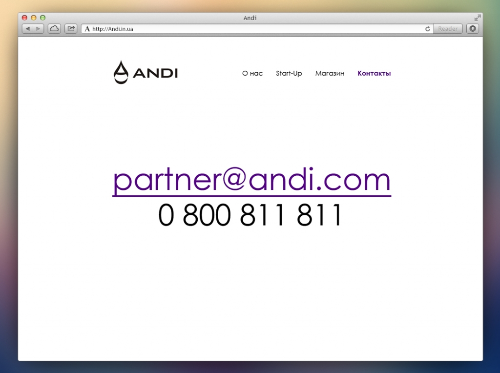 Andi web design
