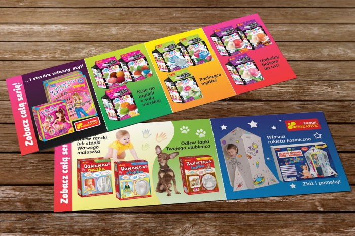 Design of promotional flyers. Poland