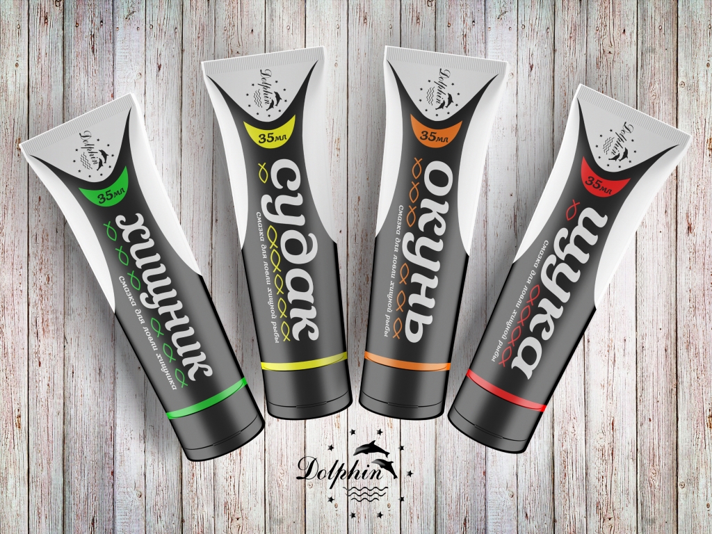 Design series of tubes, lubricants for fishing - Dolphin Company