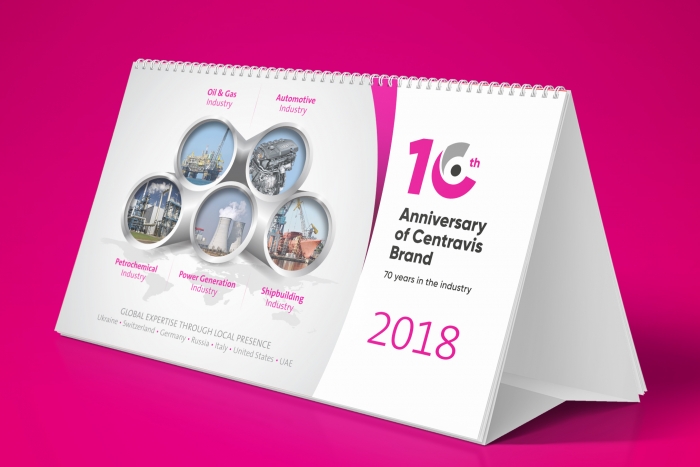 Design printed publications for company Centravis