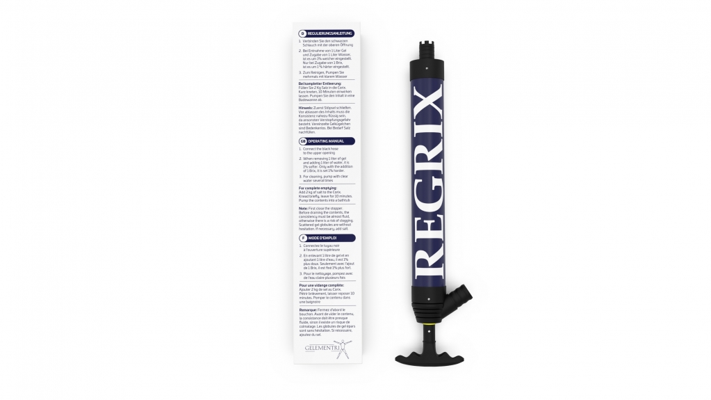 Брендирование продукции Gelementrix - Regrix