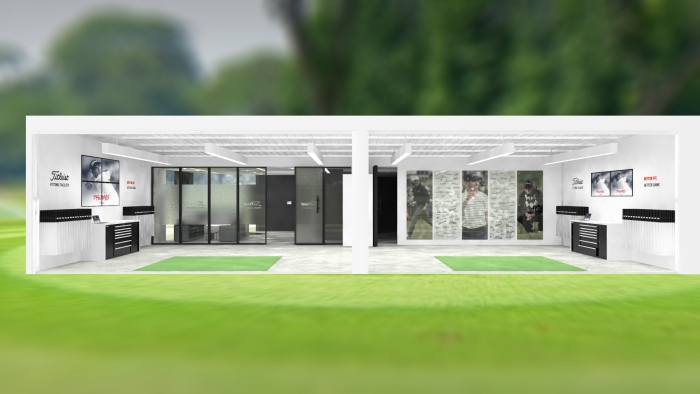 3D visualization of the facade of the office