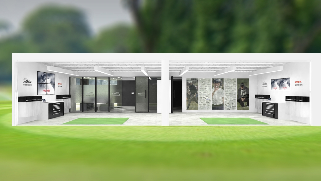 3D visualization of the facade of the office