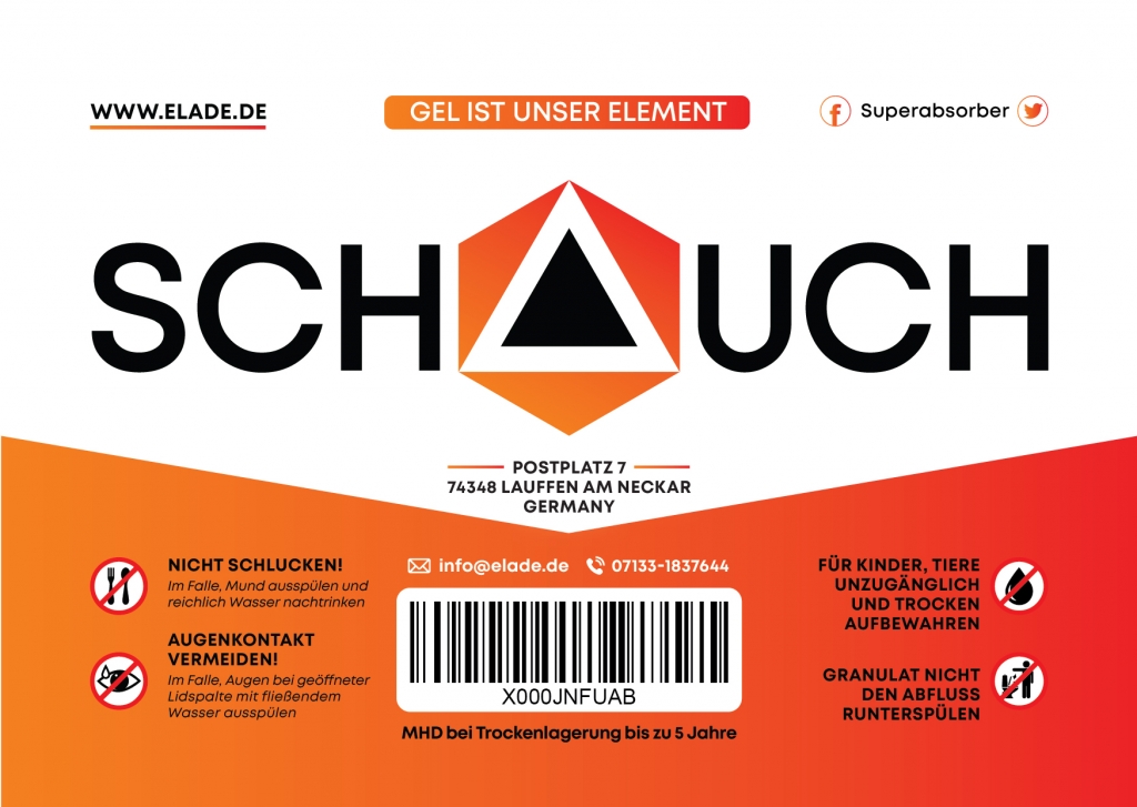 Design of Schauch packaging prints