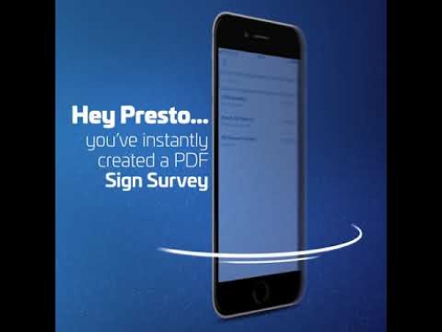 Видео презентация мобильного приложения - Survey