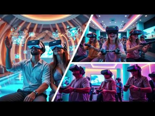 Презентация powerpoint с зацикленными видеовставками AI